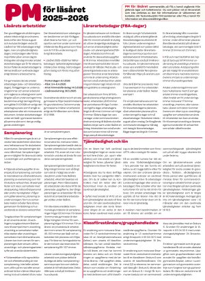 PM for lasaret 2025 2026